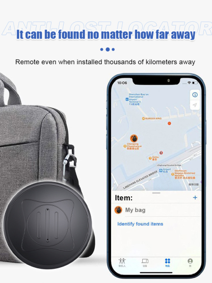 Mini GPS tracker, no external power supply required, no distance limit, no charge, 24-hour monitoring