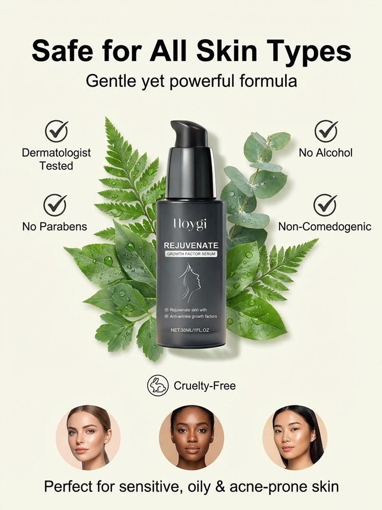 Growth Factor Anti-Wrinkle Brightening Cream | All Skin Types | 50% Off Only $37 + Free Shipping