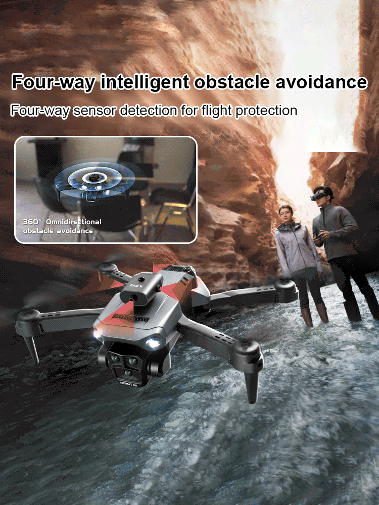 The world's first consumer drone equipped with a triple-camera system, 4K high-definition video recording, real-time image transmission within 15 kilometers, and 24 hours of continuous use after charging for one hour