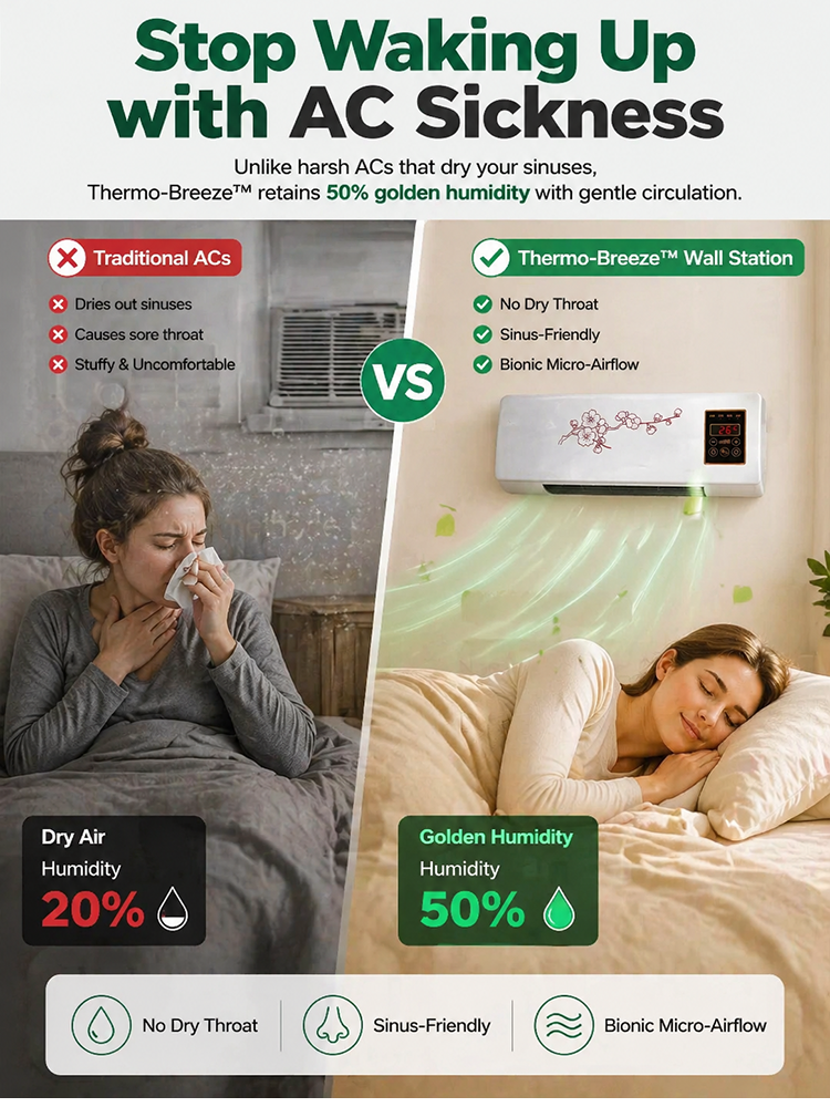 Hot and cold wall-mounted home air conditioner【Seven days of electricity cost only $1】