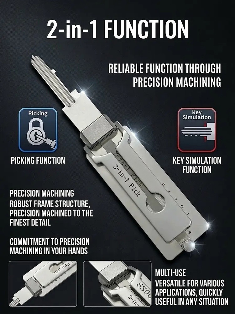 Multi-functional Universal Key Tool【99% Entsperrungsrate】