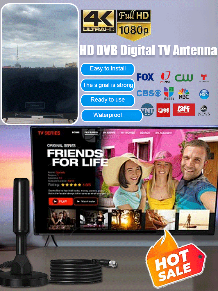 Say Goodbye to Expensive Cable Bills! Watch the 2026 World Cup for Free with This 4K HD Antenna—Zero Monthly Fees for Life!