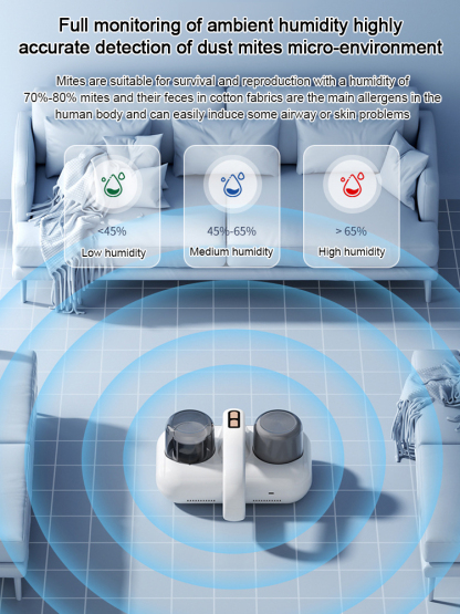 Household UV mite removal and sterilization equipment, with a mite removal and sterilization efficiency of up to 99%, also suitable for vacuuming. 10-year warranty, free replacement.