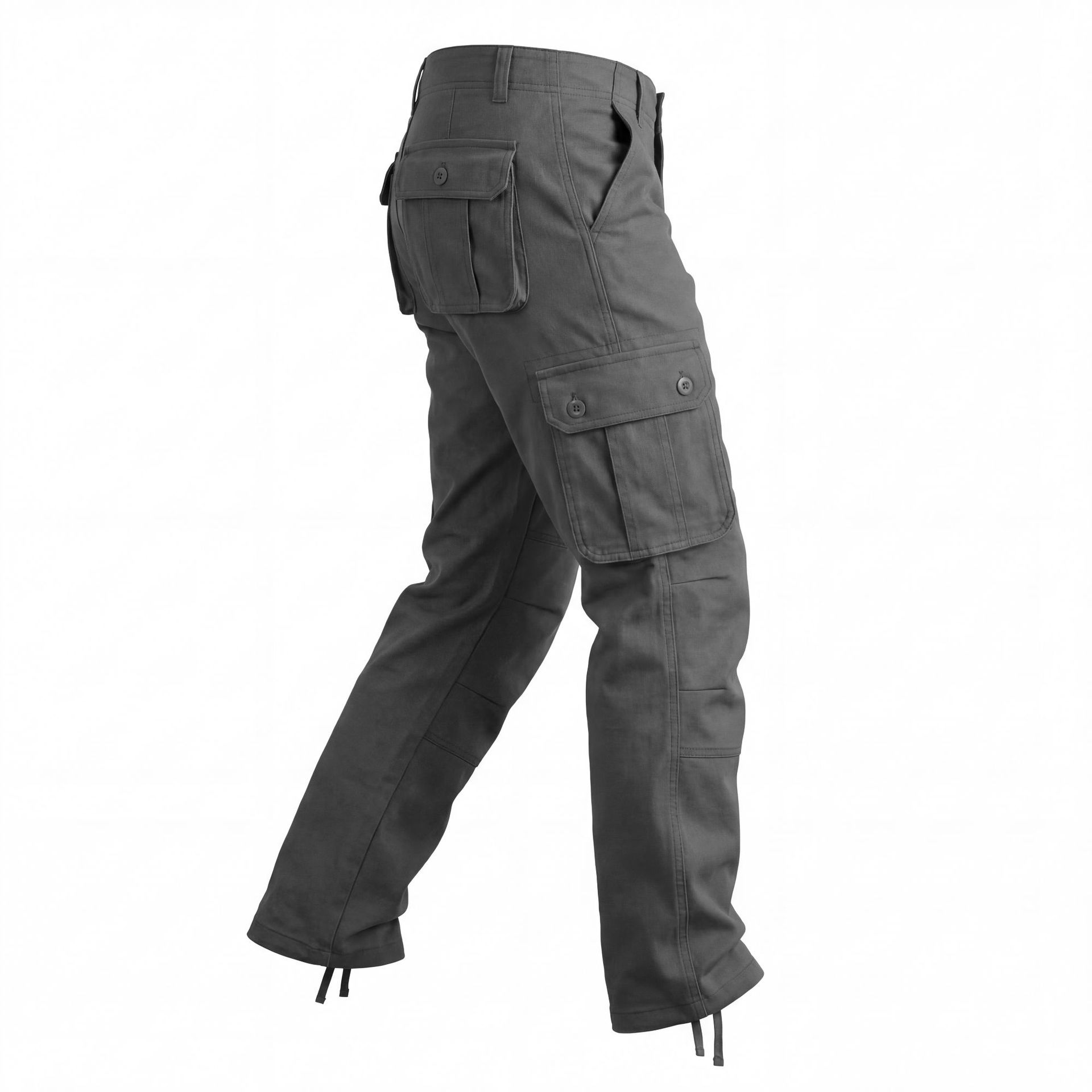 Ten-year durable oversized 6-pocket wrinkle-free and wear-resistant work pants