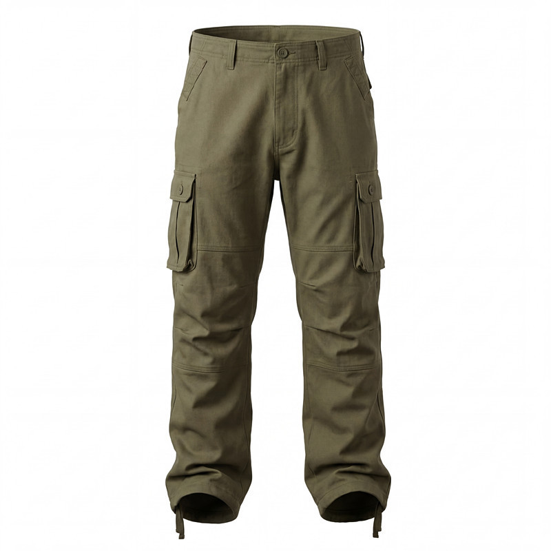 Ten-year durable oversized 6-pocket wrinkle-free and wear-resistant work pants