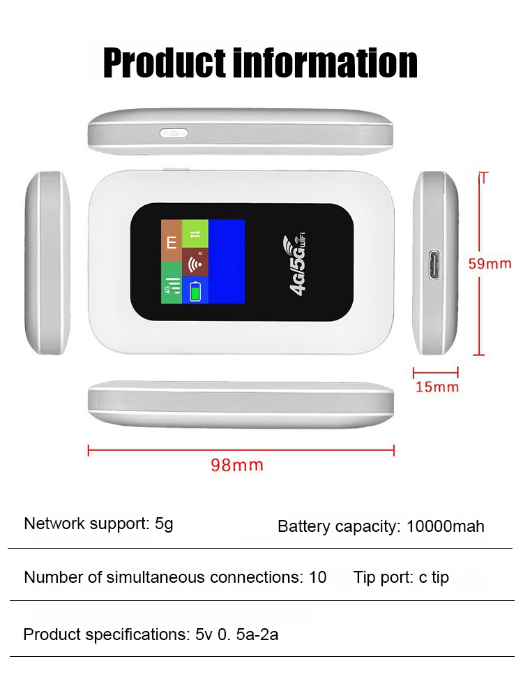 [Lifetime free internet access] Limited edition portable WiFi jointly developed by AT&T and Musk, limited sale