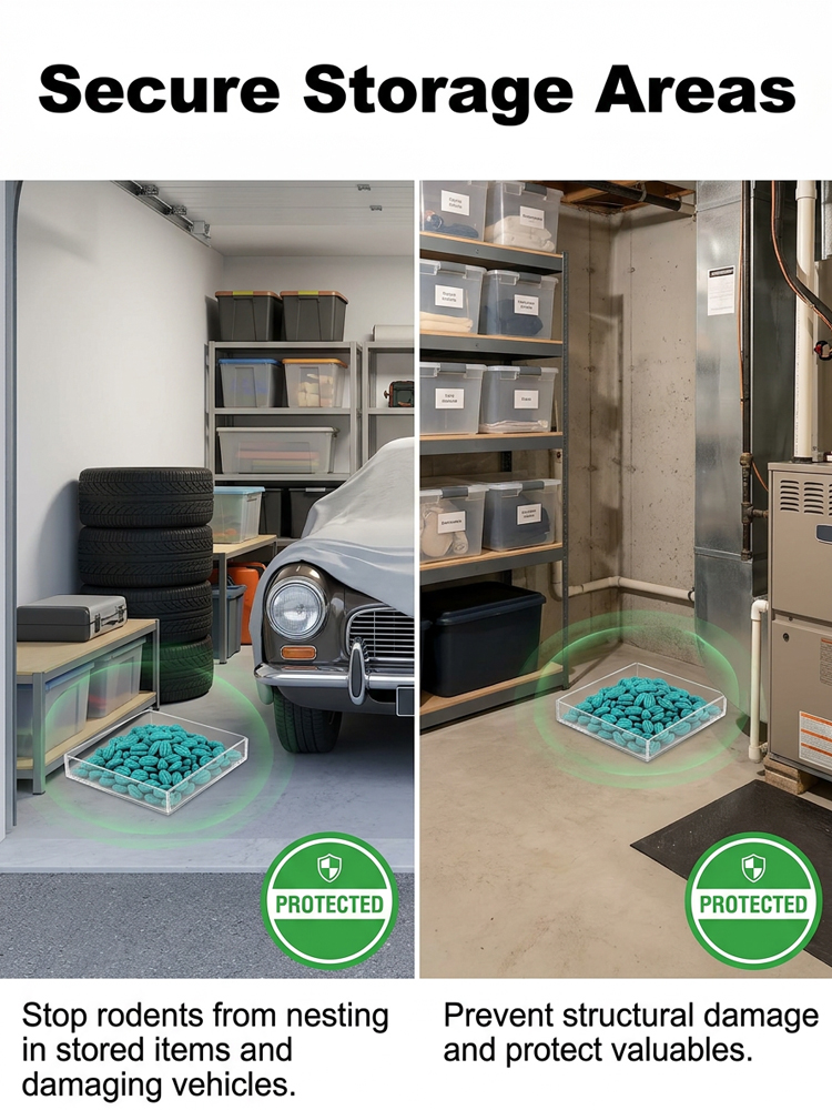 Rodent Repellent & Killer ✨ Ultra-Effective Mouse Rat Eradicator Safe for Home Pets Kids