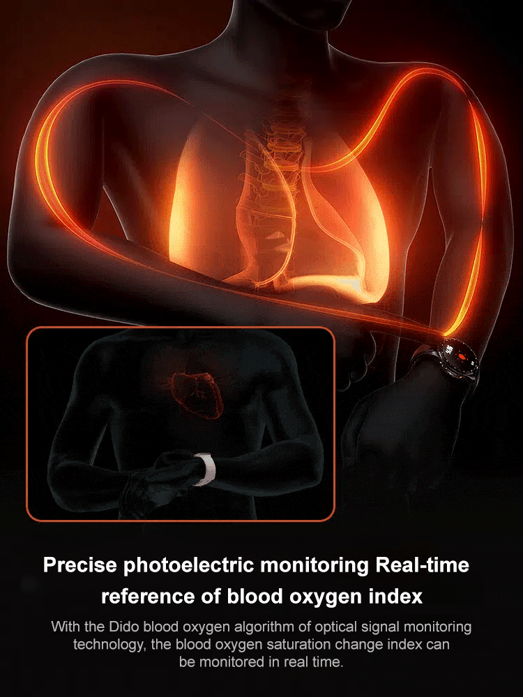 [30-day battery life] 170-mode health monitoring watch