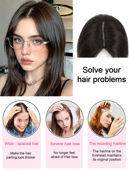 Natural Fluffy Airy Women's Hair Topper