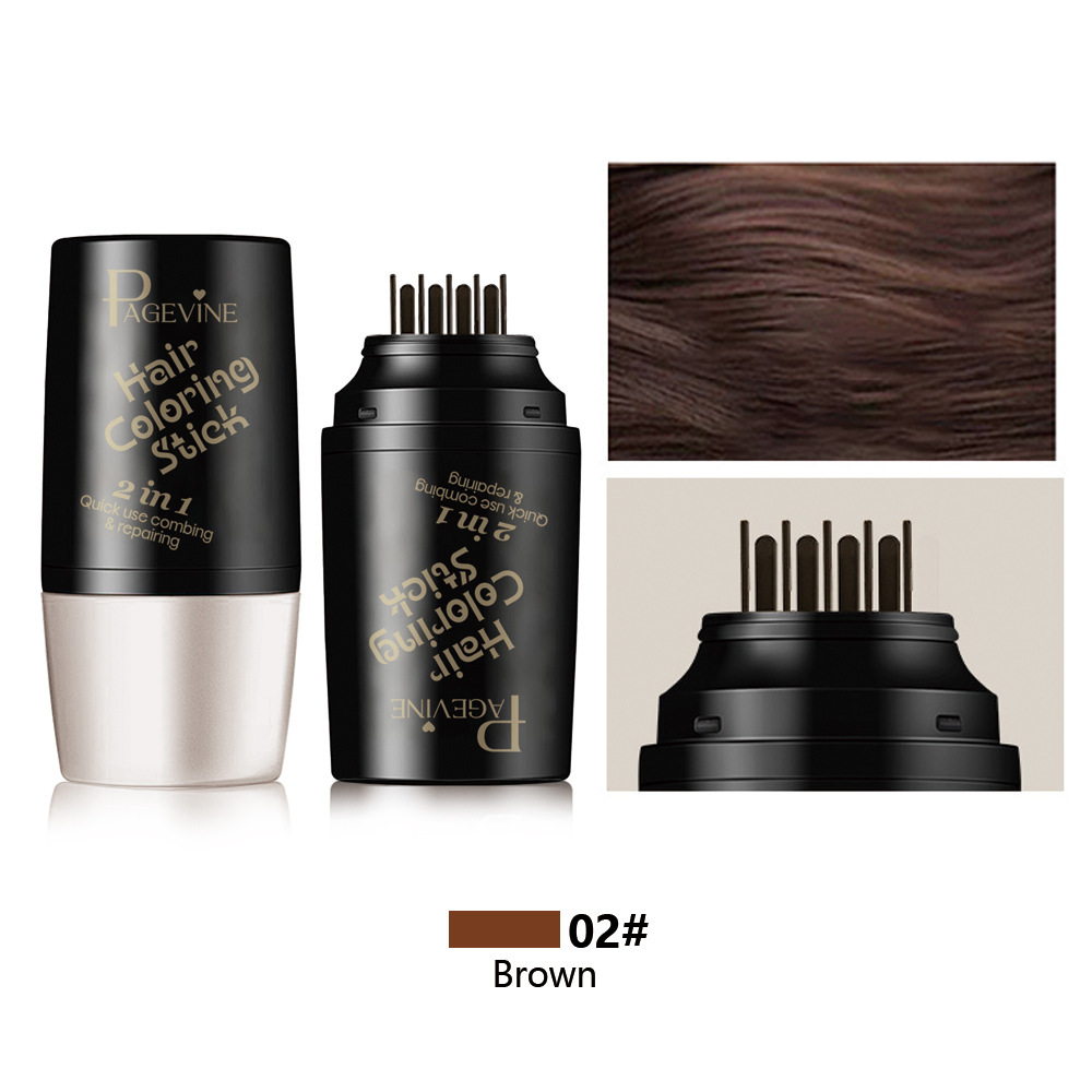 [Sweat-proof and waterproof] Hair styling stick with tooth comb that does not hurt the scalp