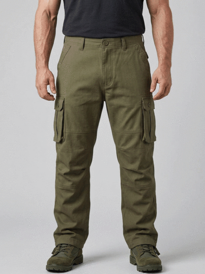 Ten-year durable oversized 6-pocket wrinkle-free and wear-resistant work pants