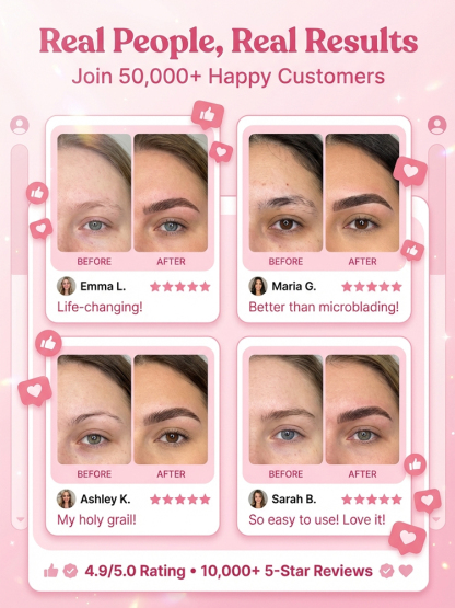 Recommended by Hollywood celebrity makeup artists, this multi-functional natural eyebrow pencil