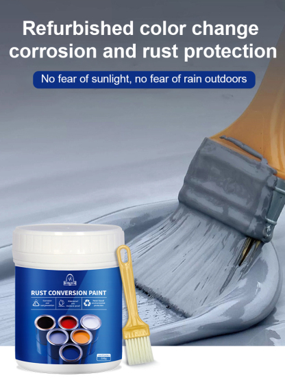 The latest rust removal paint for metal in 2025, the latest rust removal patent from the University of Munich, is designed to react with rust and convert it into a primer, preventing the metal from rusting for 20 years