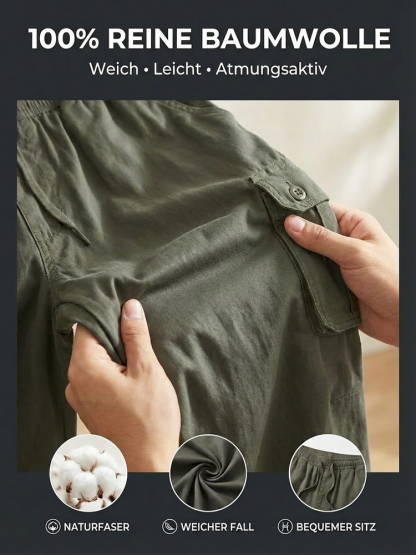 Ten-year durable oversized 6-pocket wrinkle-free and wear-resistant work pants