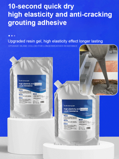 【10 seconds to dry】Roof floor crack repair grouting adhesive