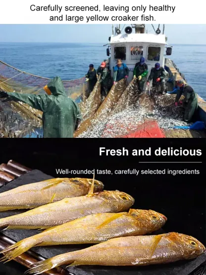 [Christmas gifts] Ready-to-Eat Savory & Crispy Dried Small Yellow Croaker ❤ 