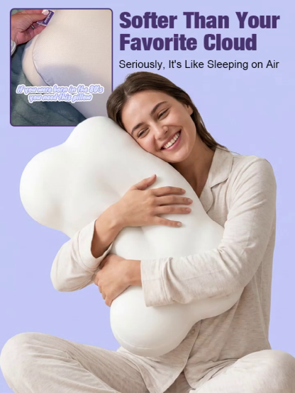 【Chiropractic experts recommend】Slow Rebound Memory Foam Neck Support Cloud Pillow