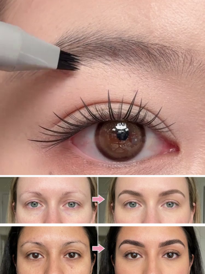 Recommended by Hollywood celebrity makeup artists, this multi-functional natural eyebrow pencil