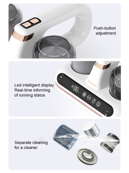 Household UV mite removal and sterilization equipment, with a mite removal and sterilization efficiency of up to 99%, also suitable for vacuuming. 10-year warranty, free replacement.