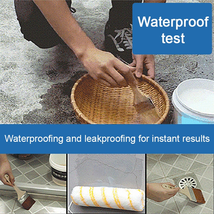 Transparent waterproofing adhesive