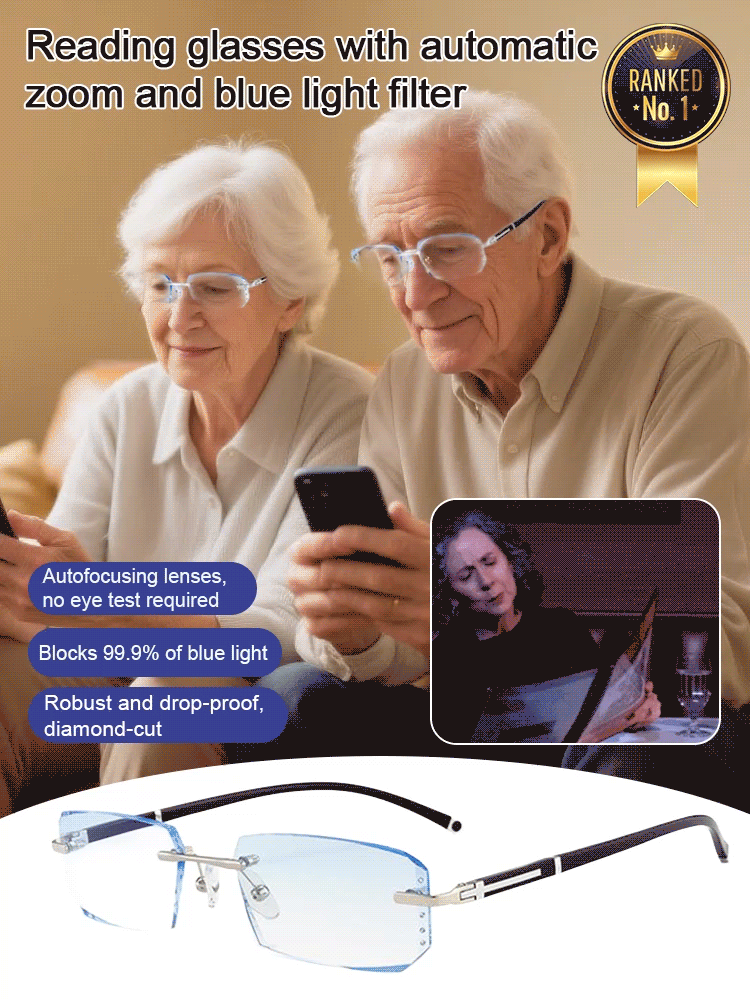 【100-700 automatic zoom】The lens is made of German high-standard optical materials and has obtained German TUV safety certification, which can block 99.9% of blue light.