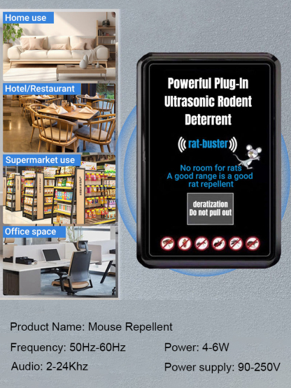 Powerful ultrasonic rodent killer