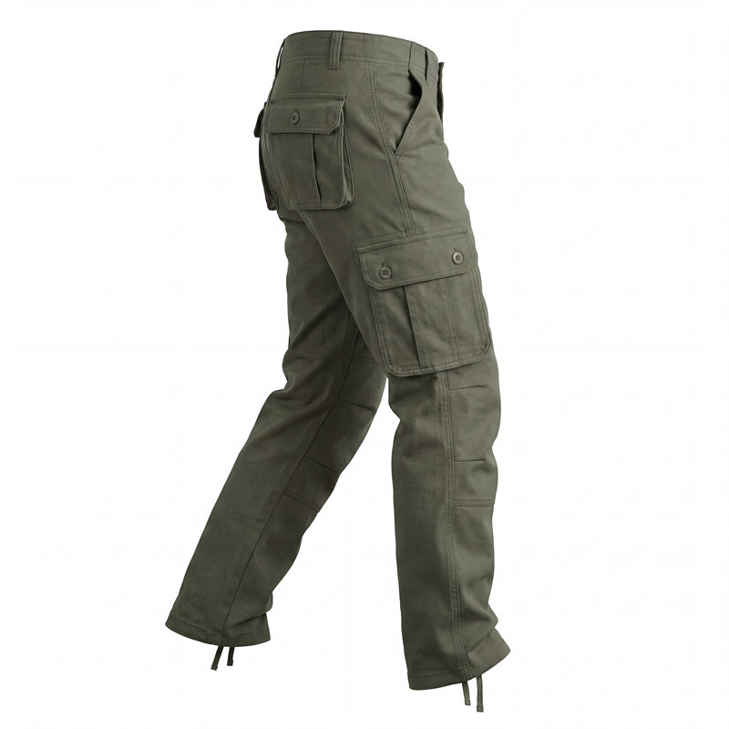 Ten-year durable oversized 6-pocket wrinkle-free and wear-resistant work pants