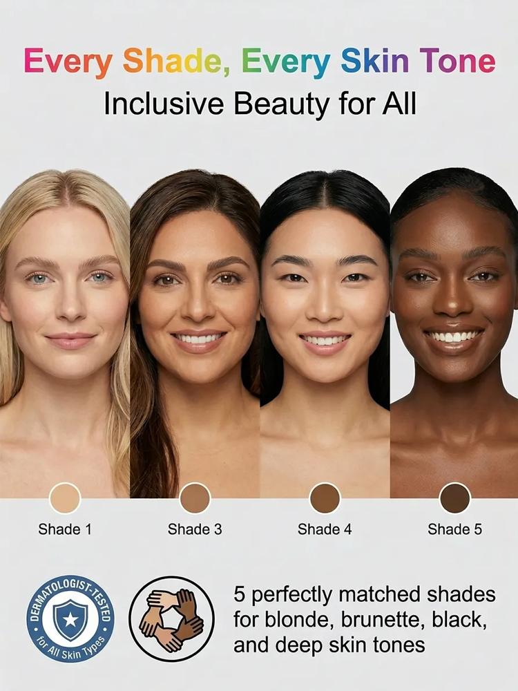 Recommended by Hollywood celebrity makeup artists, this multi-functional natural eyebrow pencil