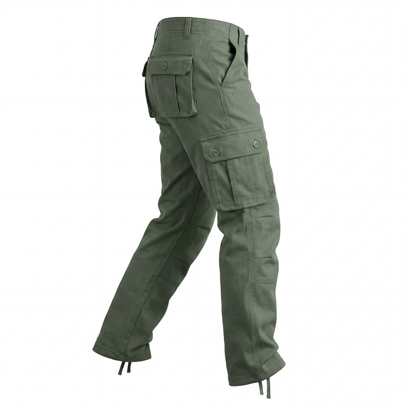 Ten-year durable oversized 6-pocket wrinkle-free and wear-resistant work pants