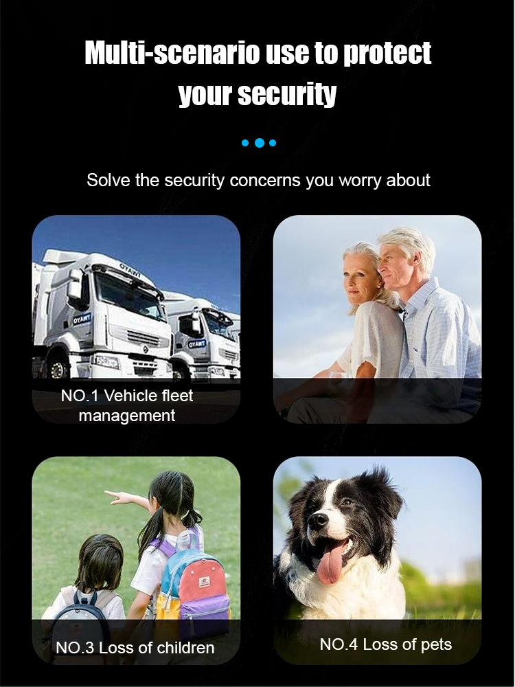 Mini GPS tracker, no external power supply required, no distance limit, no charge, 24-hour monitoring