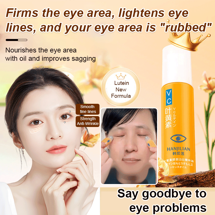 Eye oil serum against wrinkles and fine lines