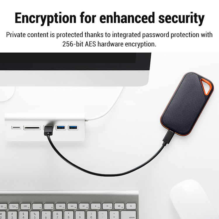 【32TB large capacity】Latest UFS4.0 flash memory technology, transfer speed up to 2000MB/S, No. 1 in sales at the International Consumer Electronics Show, 10-year warranty, free replacement if any problem occurs