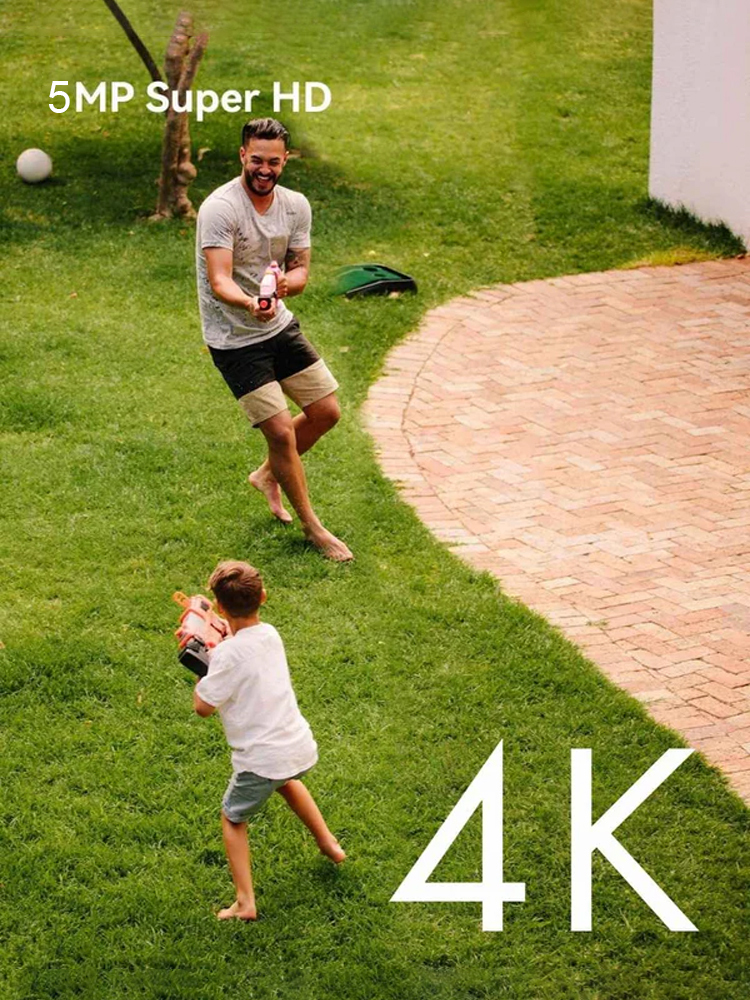 Germany's most advanced surveillance camera does not require any wireless wifi network, just plug it in to connect to your phone. 5MP high-definition picture quality, clear picture, 360-degree rotation without blind spots to see anywhere you want to see