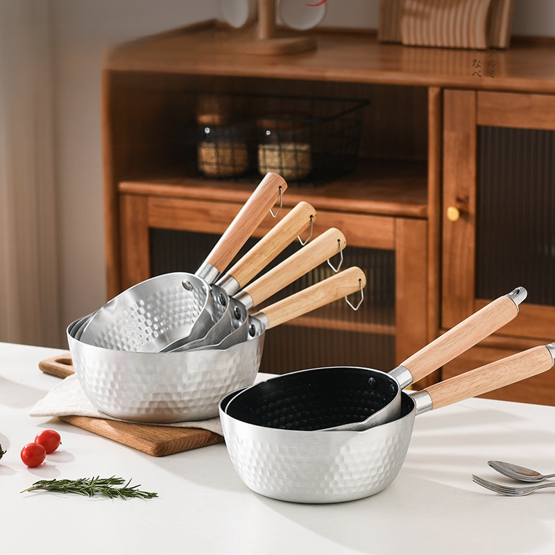 Pure Titanium Non-Coated Japanese Yukihira Pot ✨ 20cm Multi-Stove Compatible Cookware