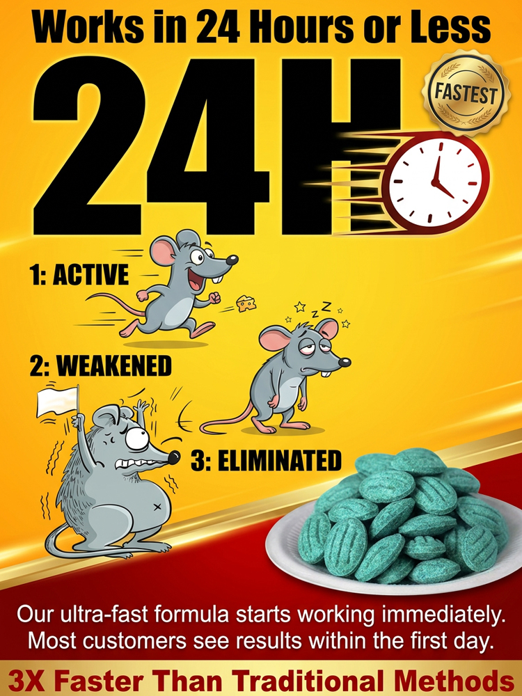 Rodent Repellent & Killer ✨ Ultra-Effective Mouse Rat Eradicator Safe for Home Pets Kids