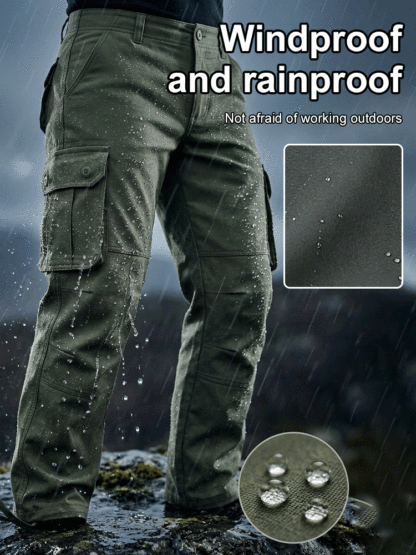 Ten-year durable oversized 6-pocket wrinkle-free and wear-resistant work pants