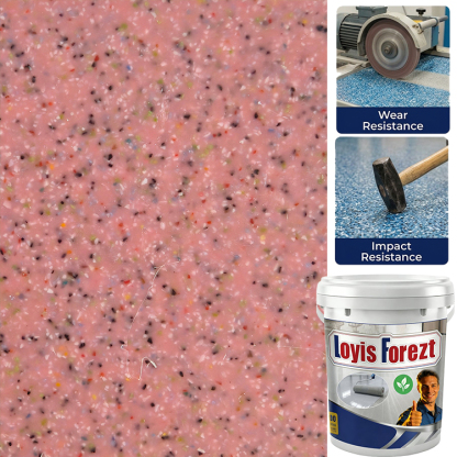 Ultra-Durable Marble Epoxy Floor Paint with Color Sand