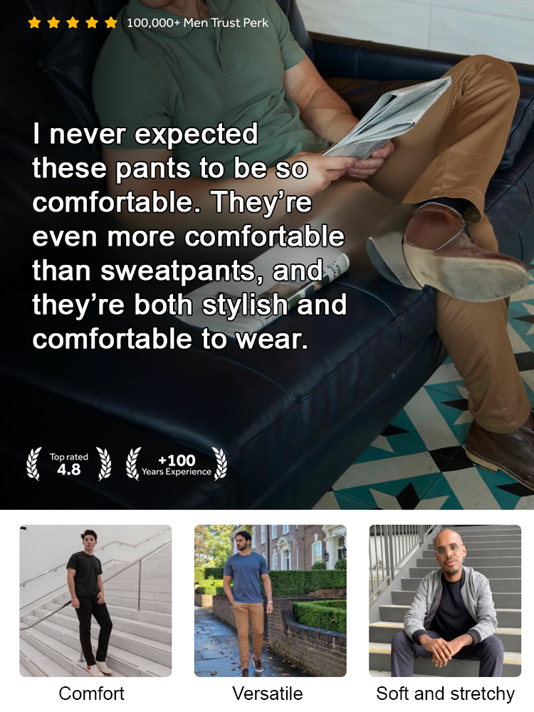 [Black friday sale] High-Elasticity Comfortable Straight Leg Men's Pants