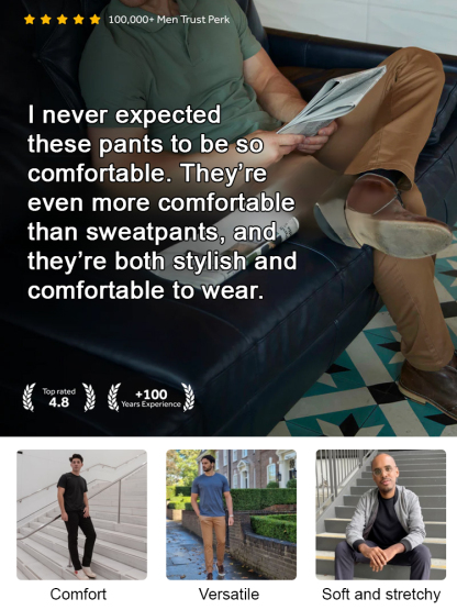 [Black friday sale] High-Elasticity Comfortable Straight Leg Men's Pants