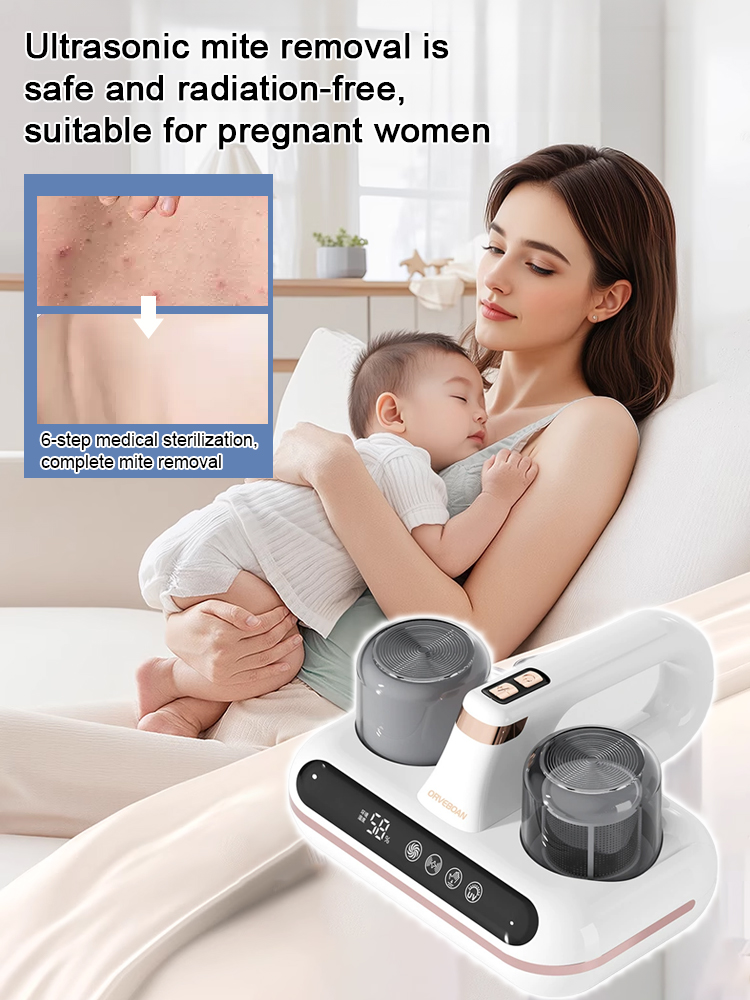 Household UV mite removal and sterilization equipment, with a mite removal and sterilization efficiency of up to 99%, also suitable for vacuuming. 10-year warranty, free replacement.