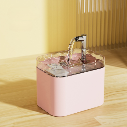 Automatic filtering circulating water dispenser, FDA certified, three-layer filtration removes 99.9% of impurities and bacteria, used by Hollywood stars' pets