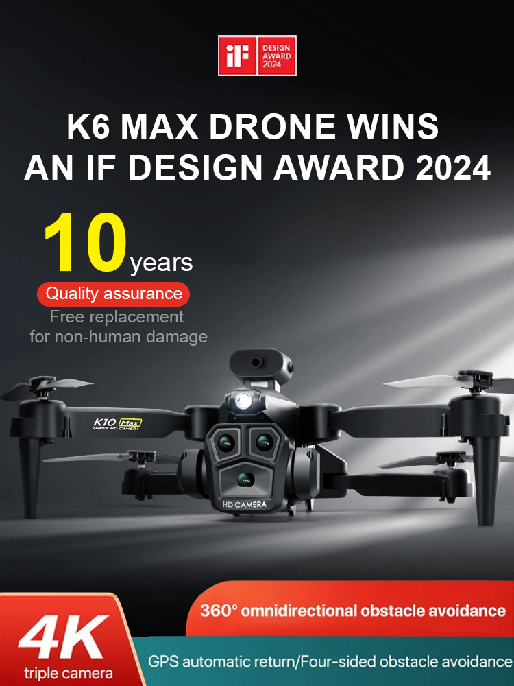 The world's first consumer drone equipped with a triple-camera system, 4K high-definition video recording, real-time image transmission within 15 kilometers, and 24 hours of continuous use after charging for one hour