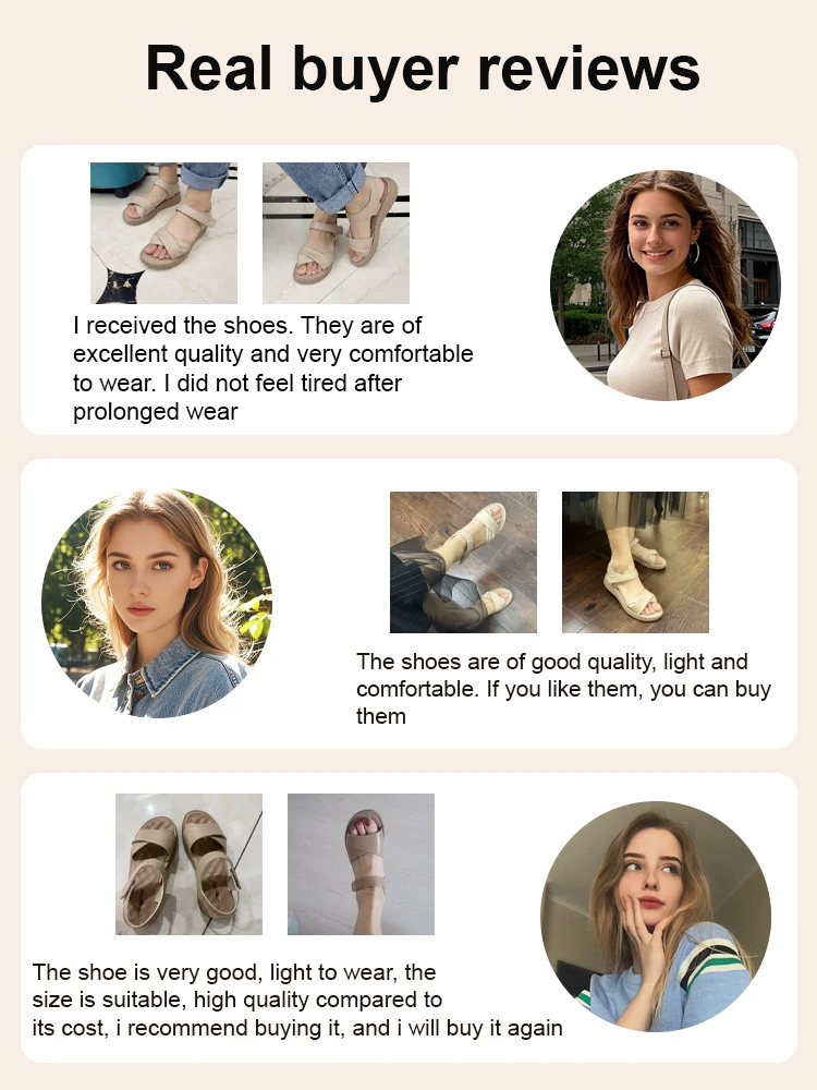 "Super light and not tiring" versatile and fashionable genuine leather sandals