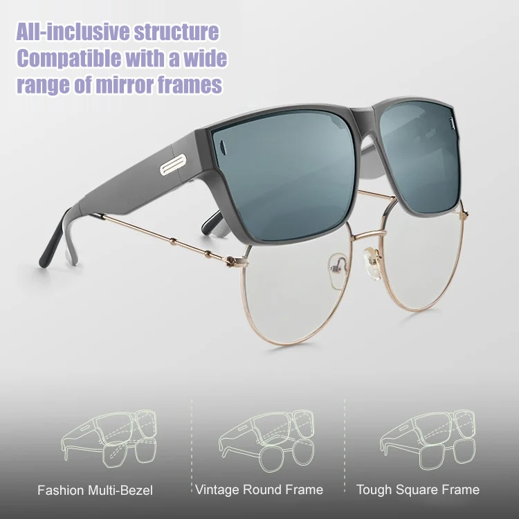 Foldable Myopia Sunglasses Driving Travel Sun Protection
