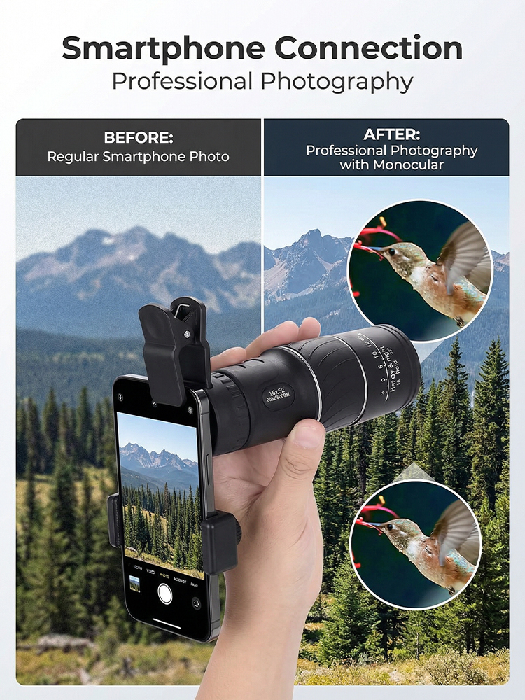 【Photo/Video Recording】Ultra-compact binoculars with night vision✨Waterproof and dustproof