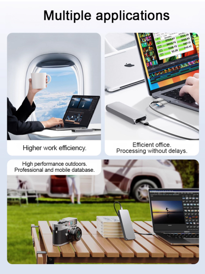 USB4.0 Gen3: 16TB Portable High-Speed Solid  State Drive: Stable and  Lossless Transmission