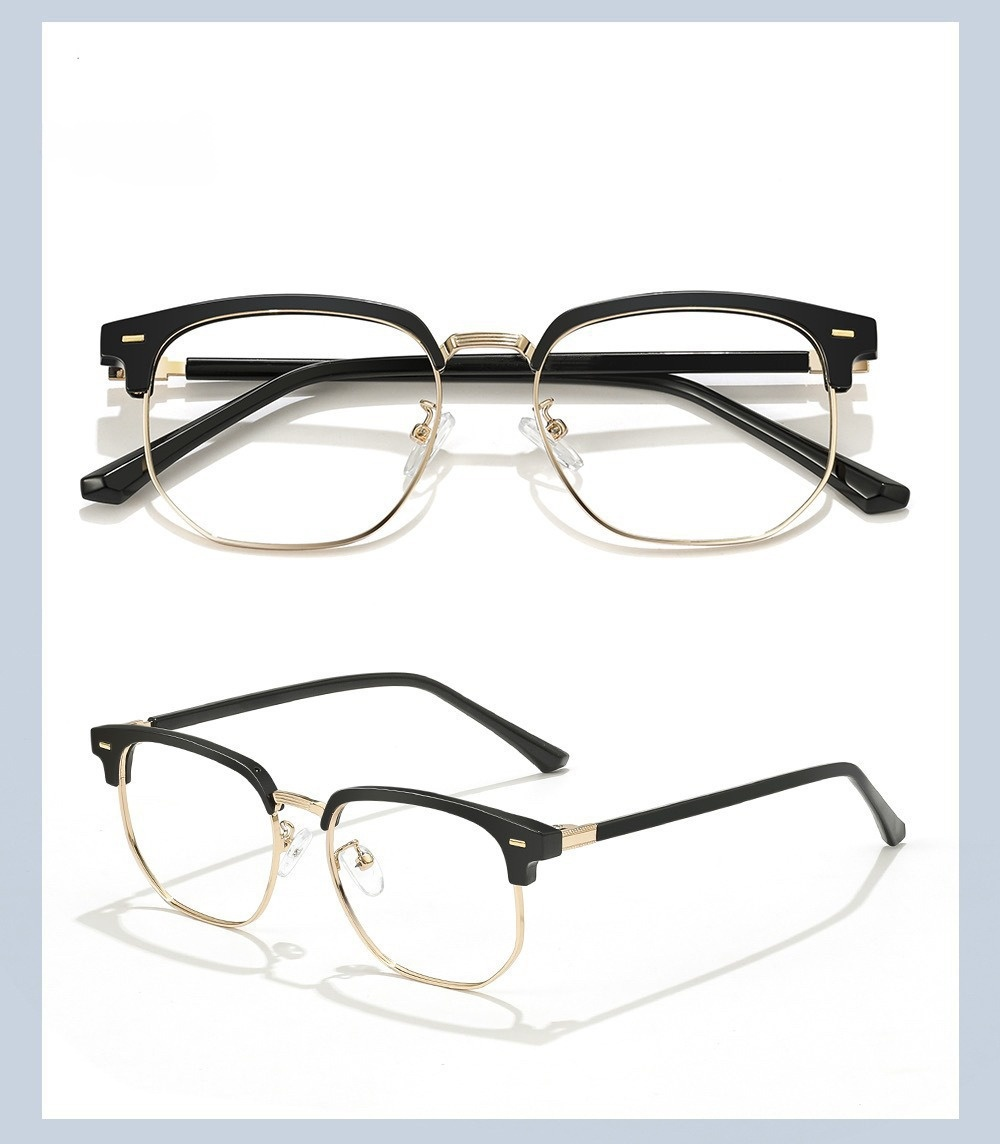 Temple hollows? 16cm frame + smart zoom presbyopic glasses—no more slipping/pressure!