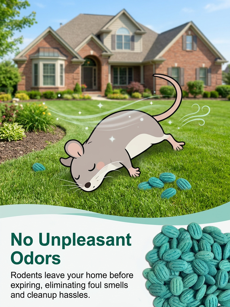 Rodent Repellent & Killer ✨ Ultra-Effective Mouse Rat Eradicator Safe for Home Pets Kids