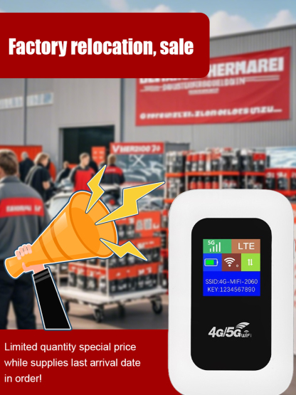 [Lifetime free internet access] Limited edition portable WiFi jointly developed by AT&T and Musk, limited sale