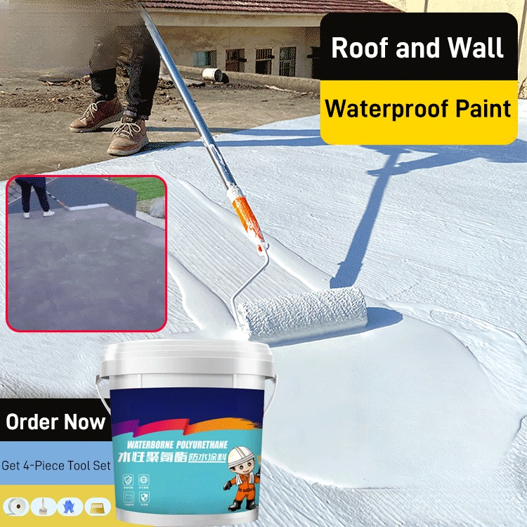 High temperature resistant waterproof leak repair paint